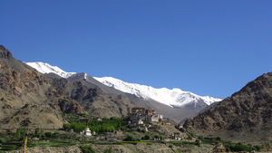 PRACHTIG PANORAMA OP LIKIR GOMPA