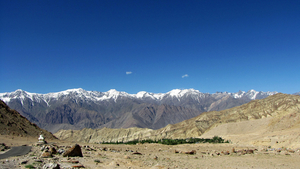 UITIZCHT OP HET KARAKORUM GEBERGTE