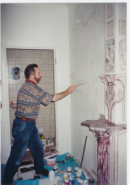 muurschildering-grieks-tuin