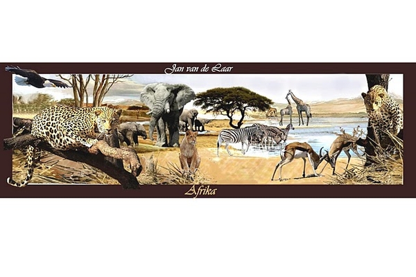 AFRIKA,DIEREN,OLIFANT,PANTERS,TIJGERS