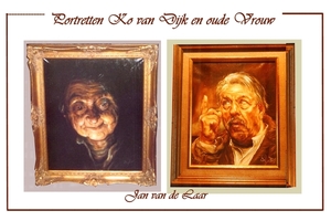 PORTRETTEN KO VAN DIJK -OUDE VROUW