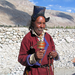 OUDE LADAKHI MAN MET GEBEDSMOLEN