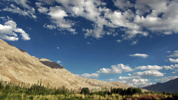 NOG EEN PANORAMA IN DE NUBRA VALLEI