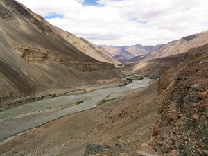 NOG EEN UITZICHT OVER DE INDUS RIVIER