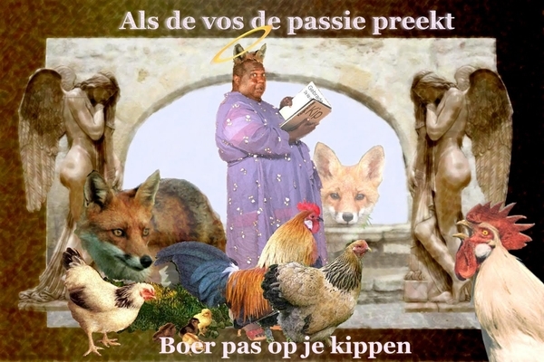 SPREEKWOORDEN,GEZEGDEN,UITBEELDINGEN,VOS,KIPPEN,MENU