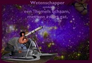 WETENSCHAPPER, ONTDEKT ZWART GAT