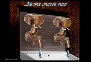 ALS TWEE DRUPPELS WATER