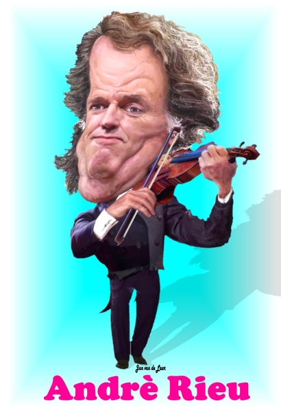 ANDR RIEU, TV.BEKENDHEID, ORKESTLEIDER, VIOLIST, JANVANDELAAR