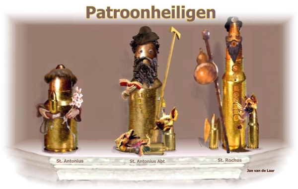 WOORDSPELINGEN, SPREEKWOORDEN, GEZEGDEN, PATROONHEILIGEN, JAN VAN DE LAAR