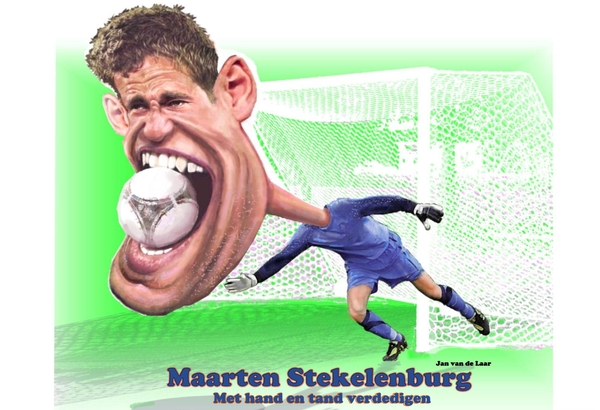 GEZEGDEN, MET HAND EN TAND VERDEDIGEN, MAARTEN STEKELENBURG, KEEPER, JANVANDELAAR