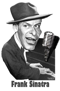 FRANK SINATRA, KARIKATUUR.