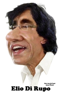 ELIO DI RUPO, KARIKATUUR.