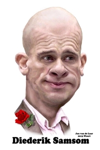 DIEDERIK SAMSOM, KARIKATUUR.