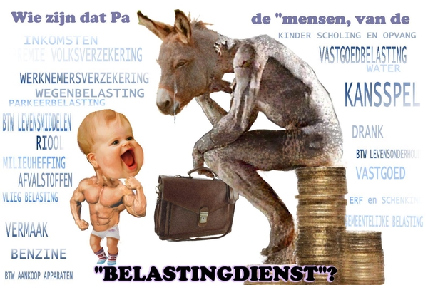 WOORDSPELINGEN,BELASTING DIENST, MOOIER KUNNEN ZE HET NIET MAKEN. JANVANDELAARWEERT