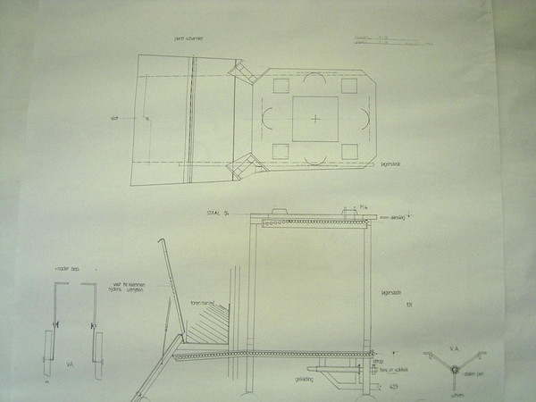 MAQUETTE MARTINUSTOREN WEERT, ONTWERPTEKENING, JANVANDELAAR,WEERT