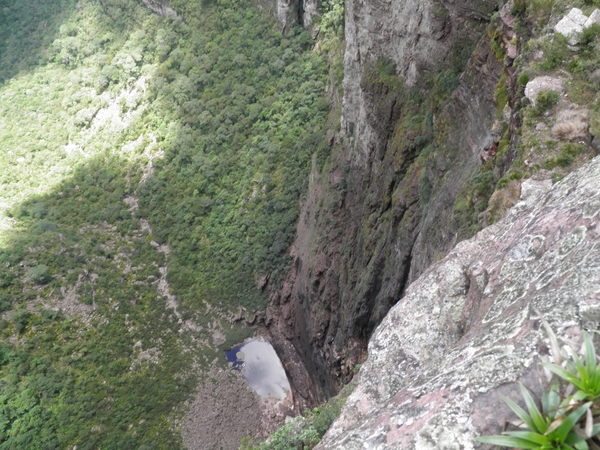 Cascada de Fumaa in de Chapada Diamantina