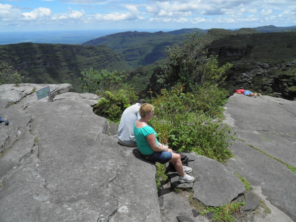 Cascada de Fumaa in de Chapada Diamantina