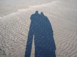 Op het strand