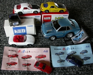 Harvest2006_Tomica_MazdaRX7&MX5&ToyotaCelica&WondaAsahiRX7_DSCN83