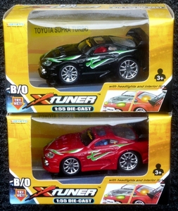 KentoysXtuner_1op55_ToyotaSupra_red&green&Lights_black&green&Ligh