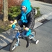 LUCA OP DE FIETS