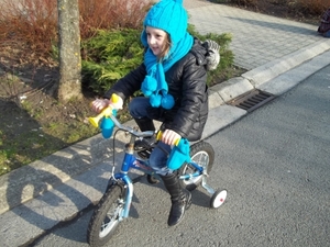 LUCA OP DE FIETS