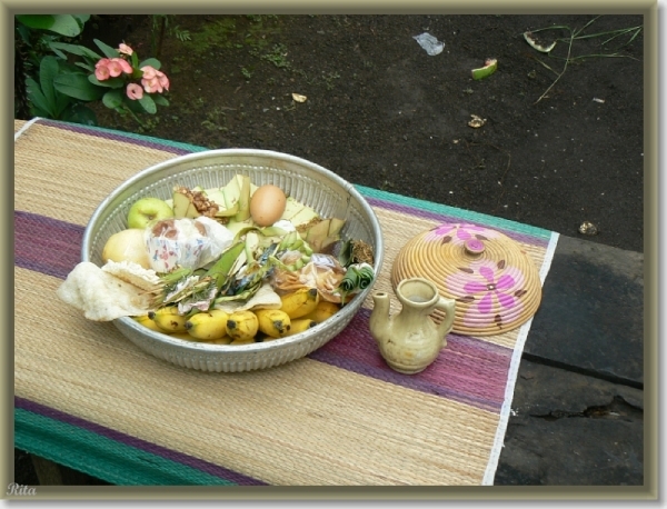 Beschermings ceremonie voor huis