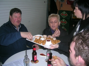 Patrick met echtgenote Linda