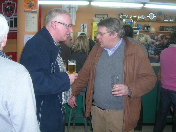 Ludwig Vandenhove (burgemeester) en Johnny Vangrieken