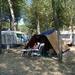 Ons plekje op Camping Lido Trasimeno