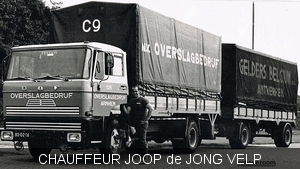 DAF-1600 Overslagbedrijf Arnhem chauffeur Joop de Jong Velp