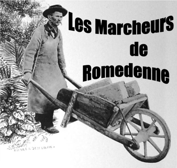 Les Marcheurs de Romedenne 06 grijswaarden