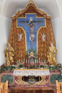 het altaar in het kapelletje