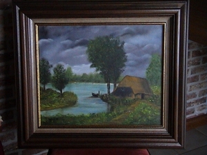 hut bij het water
