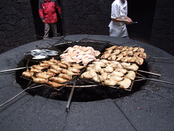 Barbecue.. de warmte komt gewoon uit de grond !