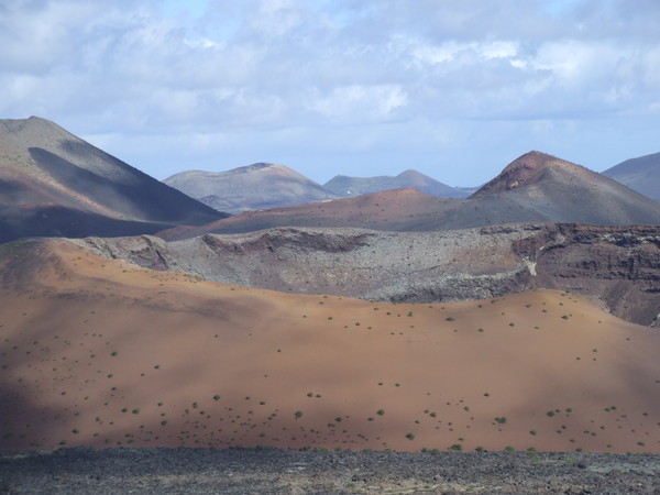 n van de vele vulkaankraters