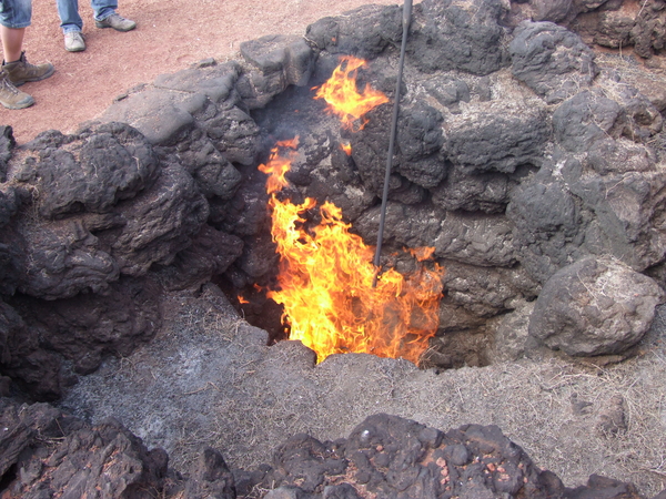 demonstratie -zelfontbranding na enkele seconden