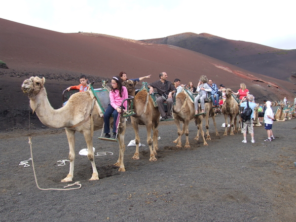 en weg zijn wij (nat.park Timanfaya)