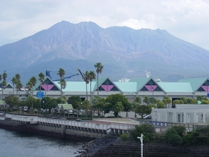 Kagoshima Japan - Sakurajima vulkaan