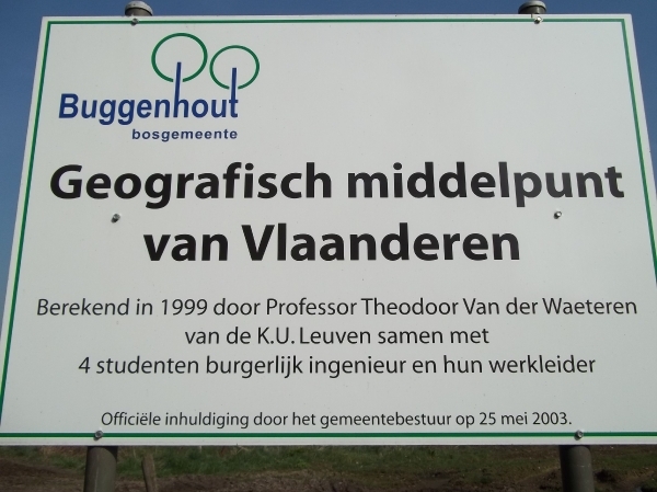 Opdorp, het geografisch middelpunt van Vlaanderen