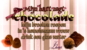 chocolade tekst effect