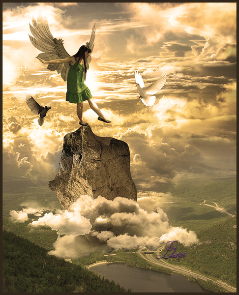 above the clouds psdphotoshop 5 2010 kopiëren