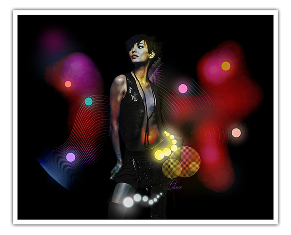 create bautiful abstract artwork using light effects kopiëren