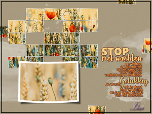 floating photos layout
