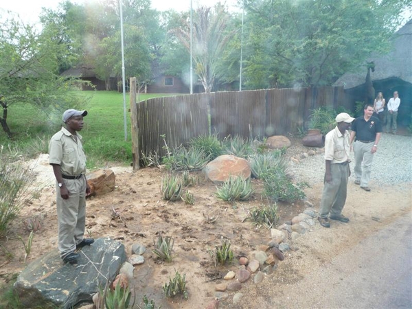 20091128 17u24 Zuid-Afrika Ontvangst in de Lodge