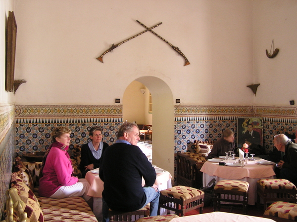 Eetzaal in Riad Torbenlund