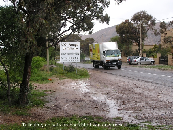 Talouine de safraanstad van Marokko