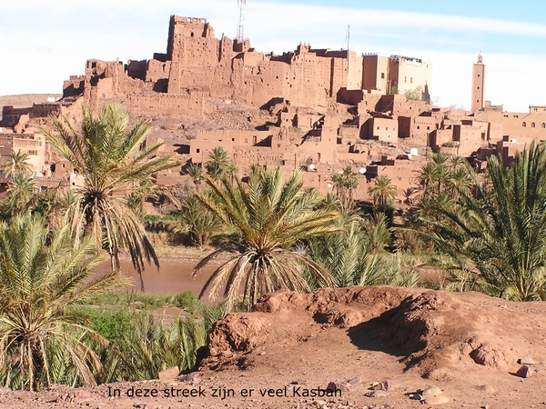 In deze streek zijn er vele Kasbah en Ksours of versterkte dorpje