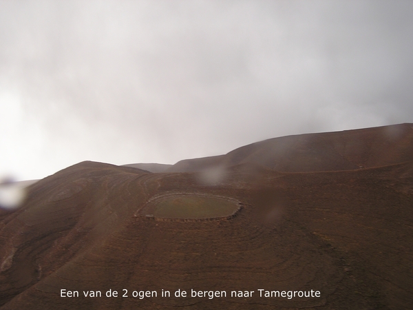 Net een oog op de berg