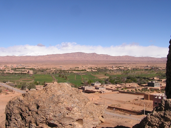 El Kelaa M'Gouna vanop de rots